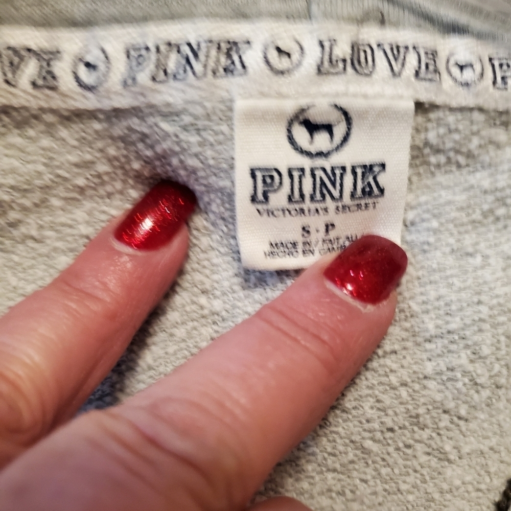 PINK Victoria Secret Hooded Sweat Jacket - Picture 3 of 6